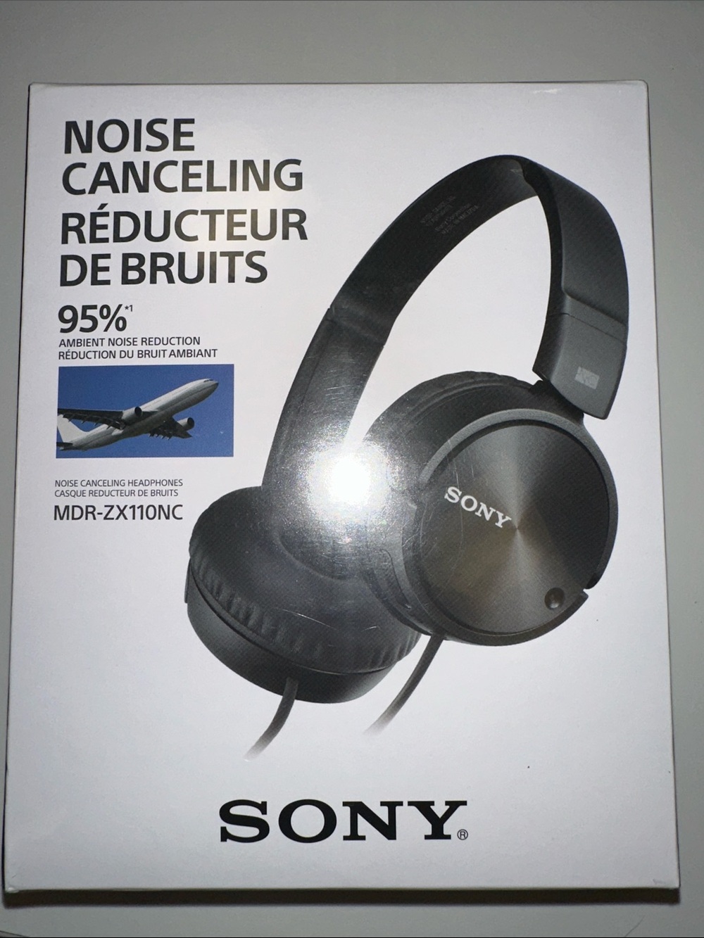 Sony Black On-Ear Noise Cancelling Headphones